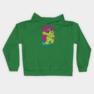 Funny Skateboarding Booger Kids Hoodie